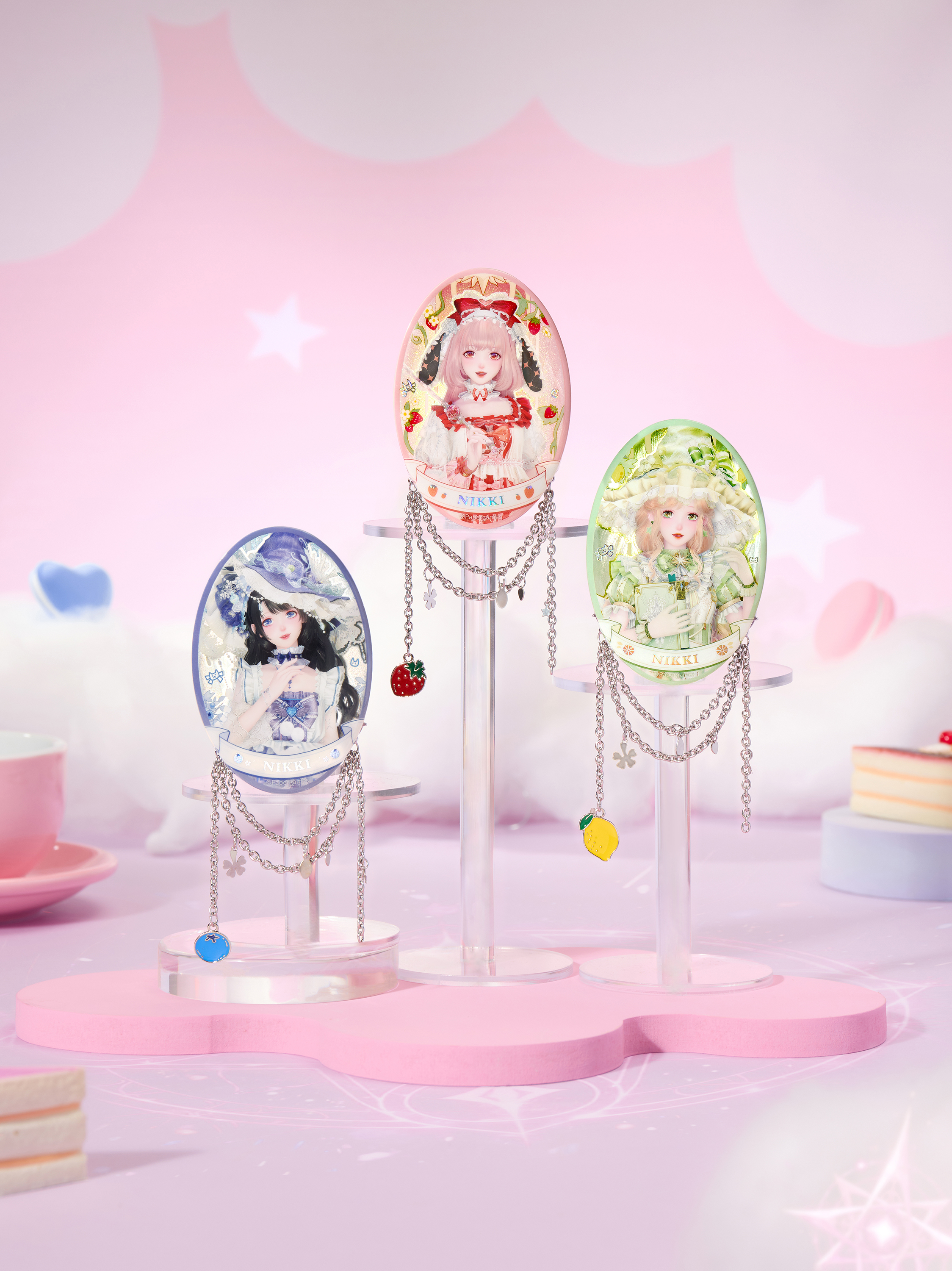 罗森×无限暖暖联动马口铁徽章实拍